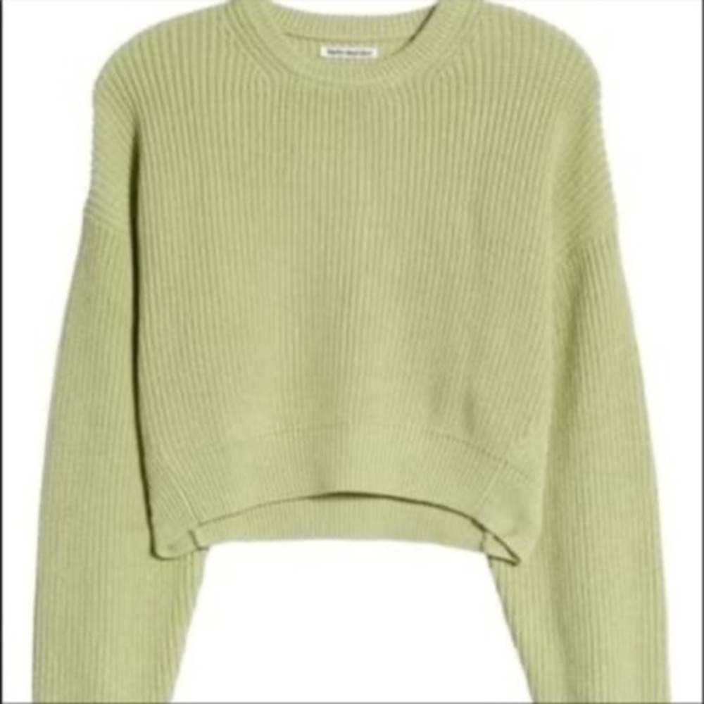 NWT Reformation Sami Crop Cotton Sweater S,M - Picture 6 of 8